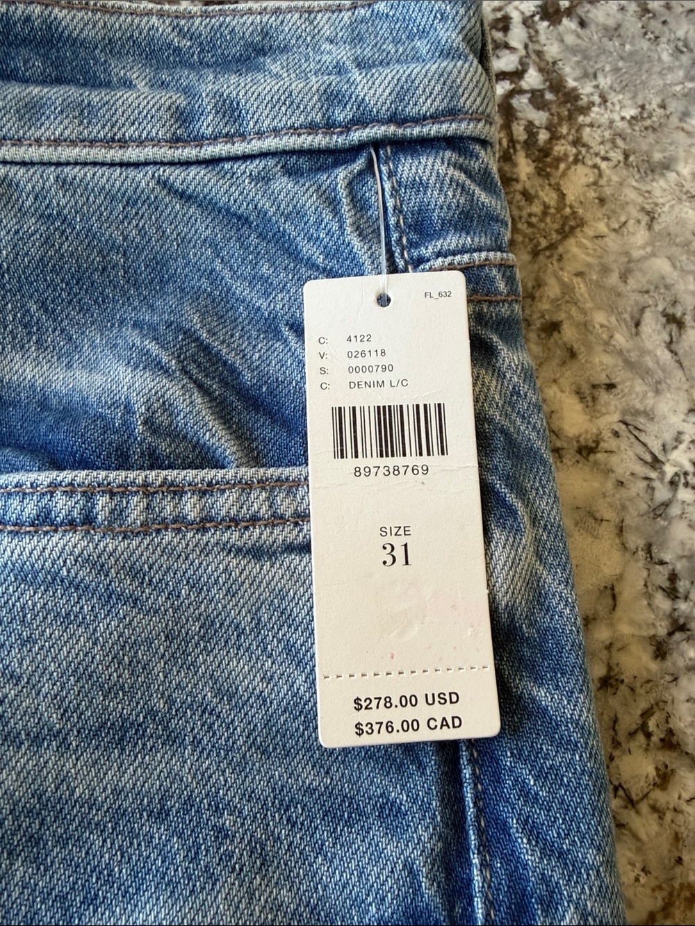 MOTHER Straight Leg Jeans in Light Blue Wash - Picture 3 of 8